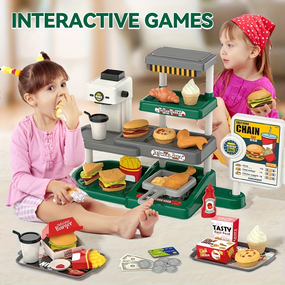 Kids Education Store - Mainan Kasir Toko Makanan Cepat Saji,