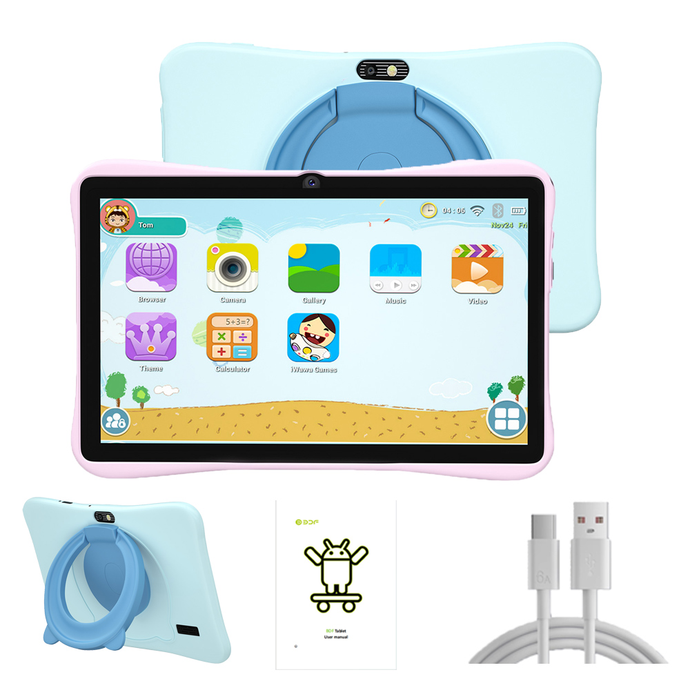 Japanese Kids Education - Tablet Anak 7-inci 4GB+64GB, CPU Quad