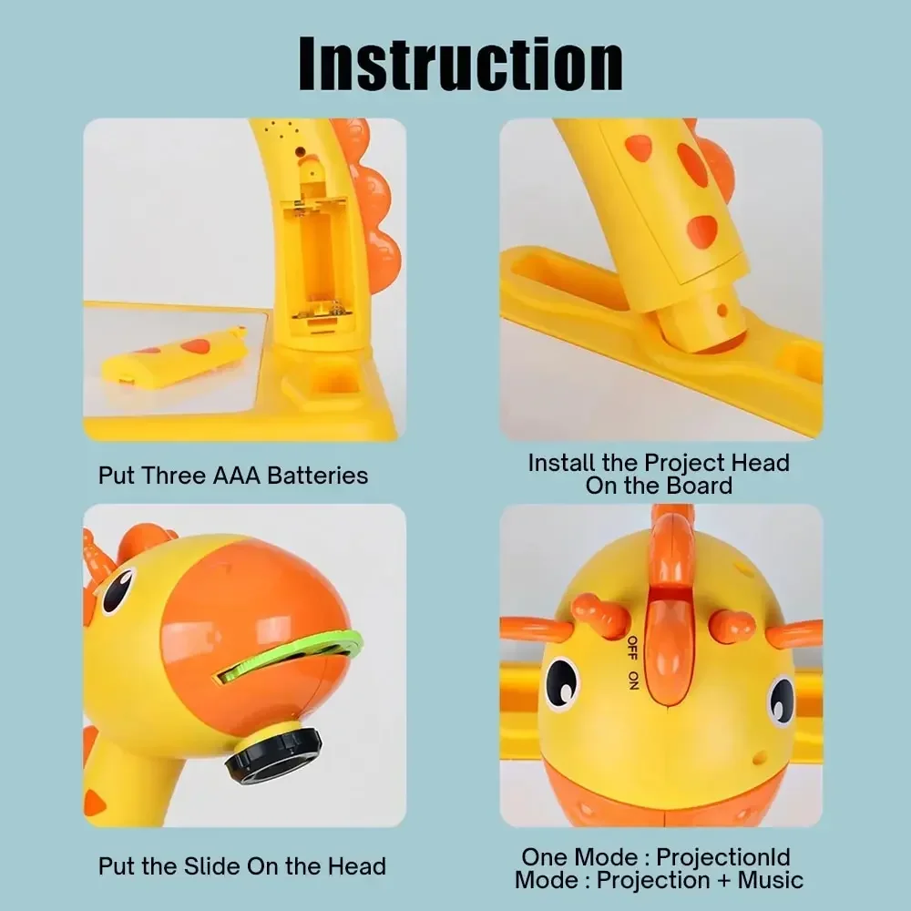 Drawing Projector Kids - Papan Proyektor LED Meja Lukis Tulisan