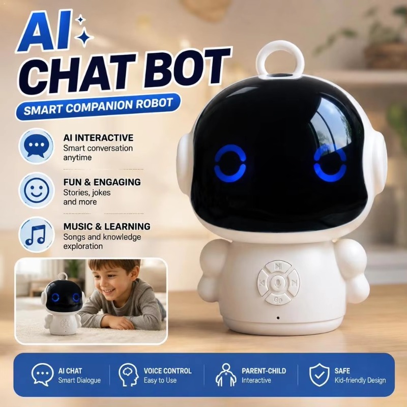 Japanese Kids Education - Mainan Robot AI Pintar WiFi Interaktif