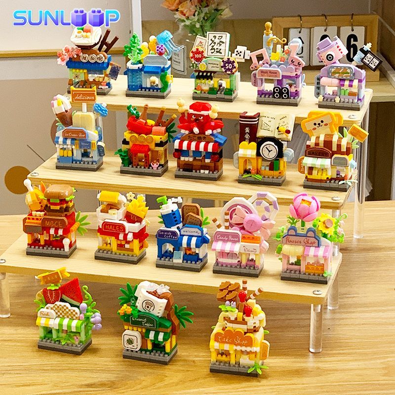 Kids Education Store - Set Blok Bangunan Street View Grosir,