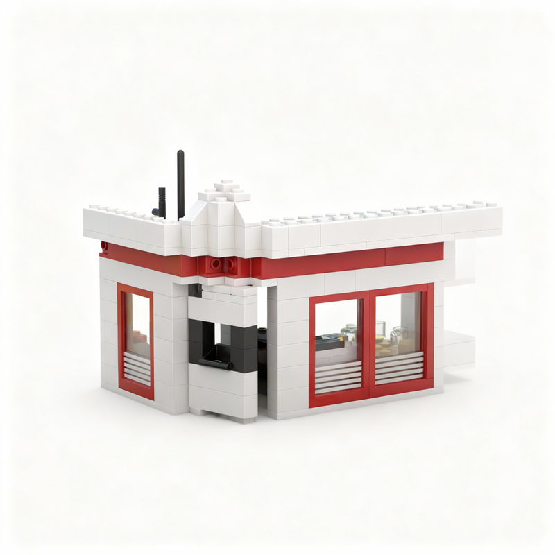 225pcs MOC Town Classic Commun - Kids Education Centre ulasan dan harga