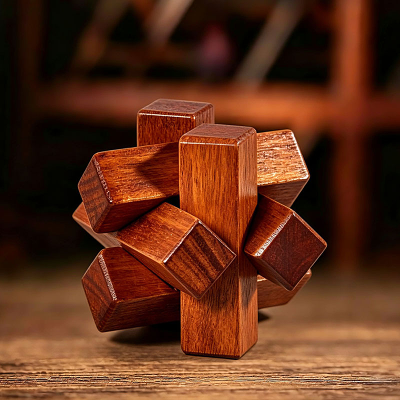Puzzle Kayu Simpul Kayu Latiha - Kids Education Fun ulasan dan harga
