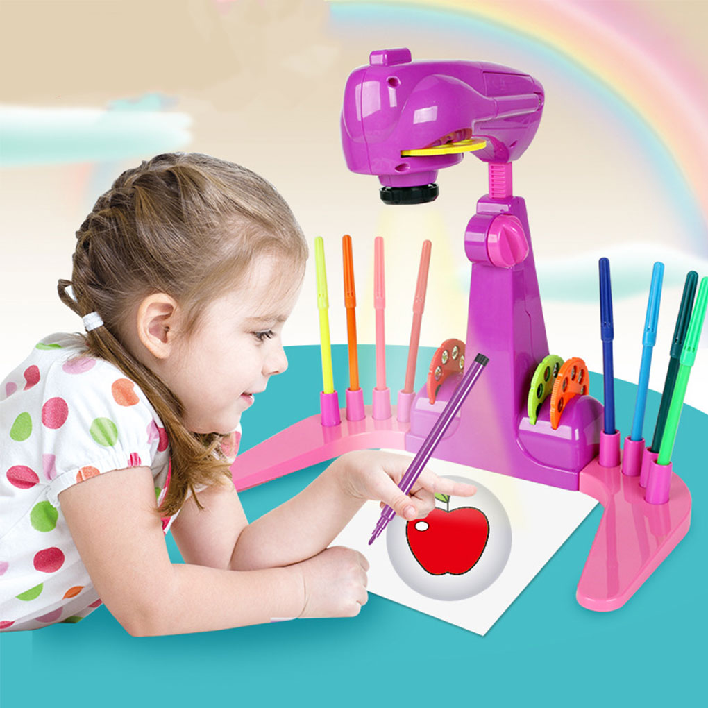 Meja Gambar Edukatif Anak-Anak - Drawing Projector Kids ulasan dan harga