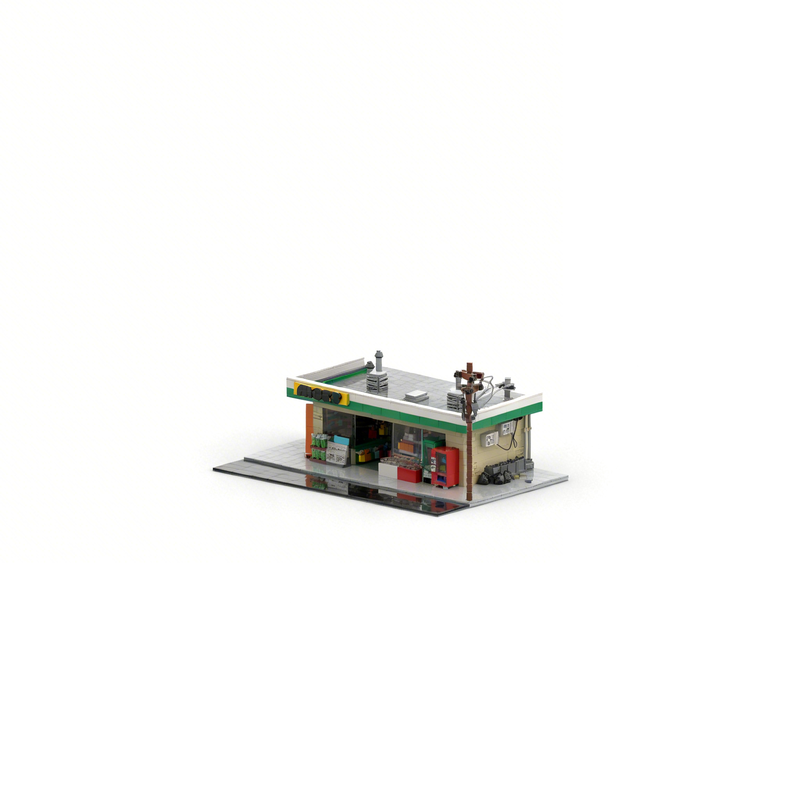 2068pcs MOC Toko Serba Ada Mod - Kids Education Store ulasan dan harga