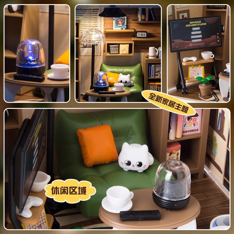 Kit Rumah DIY Toko Kota Mini,  - Kids Education Store ulasan dan harga
