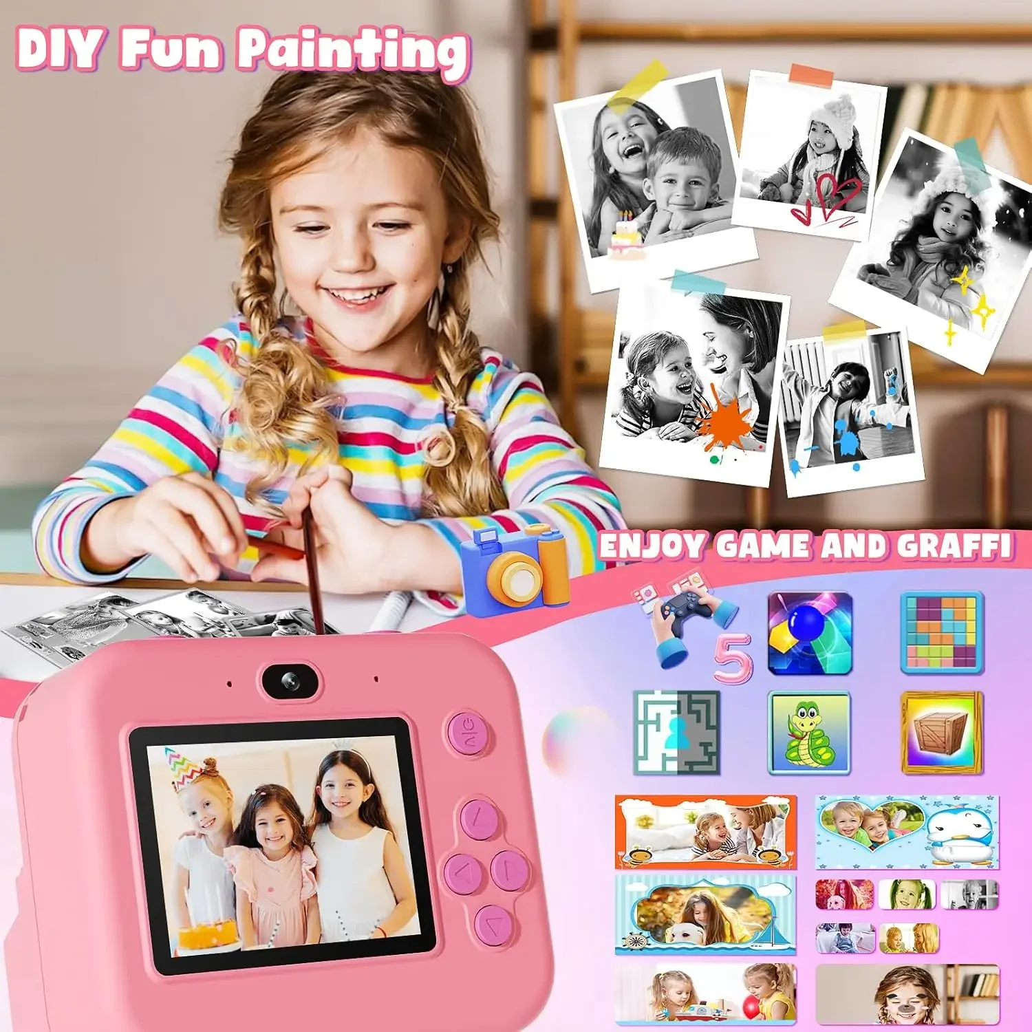Kamera anak-anak Digital, ceta - Japanese Kids Education ulasan dan harga