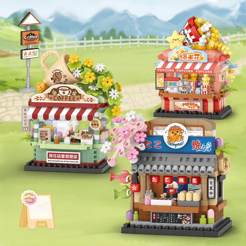 Blok Bangunan Toko Mini Street - Kids Education Store ulasan dan harga