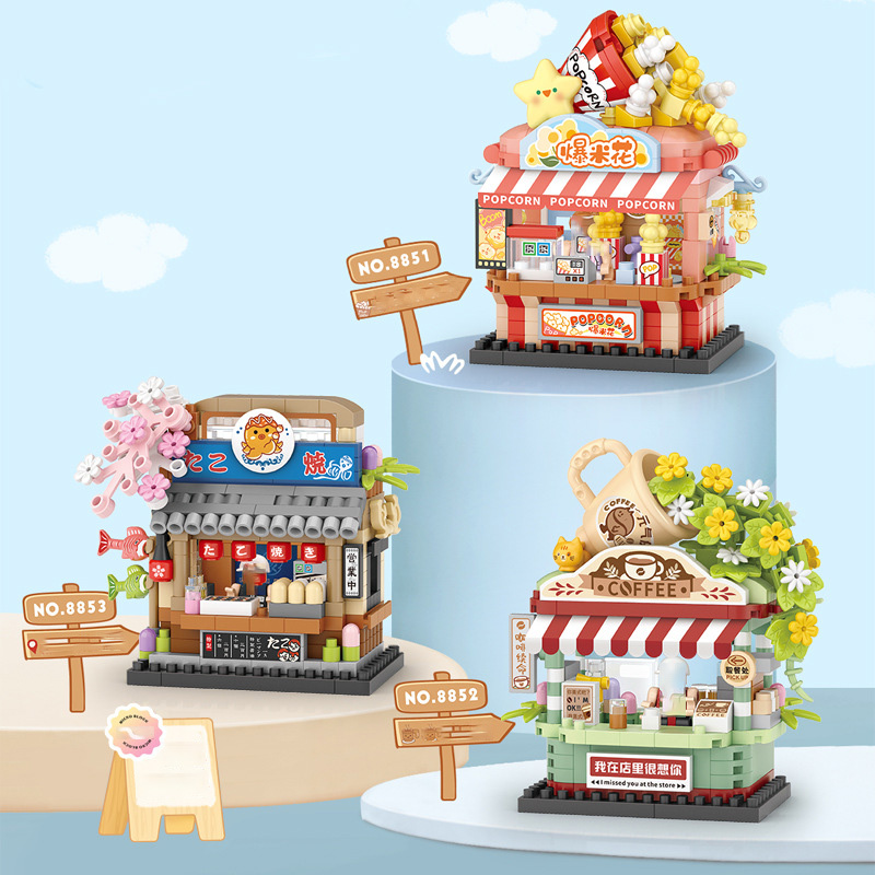 Blok Bangunan Toko Mini Street - Kids Education Store ulasan dan harga