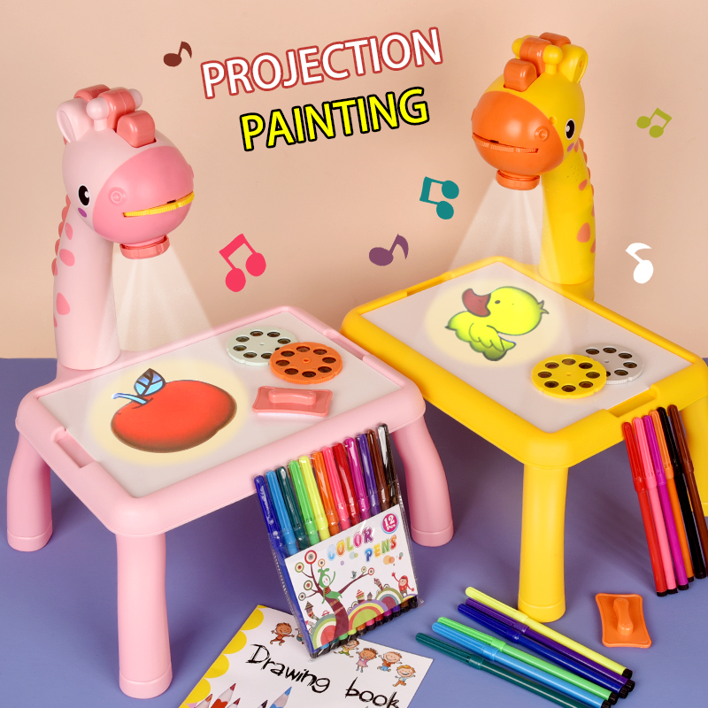 Papan gambar proyeksi rusa ele - Drawing Projector Kids ulasan dan harga