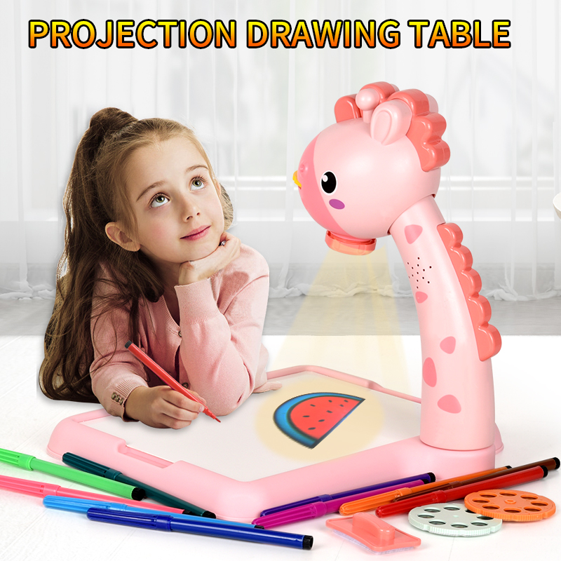 Papan gambar proyeksi rusa ele - Drawing Projector Kids ulasan dan harga