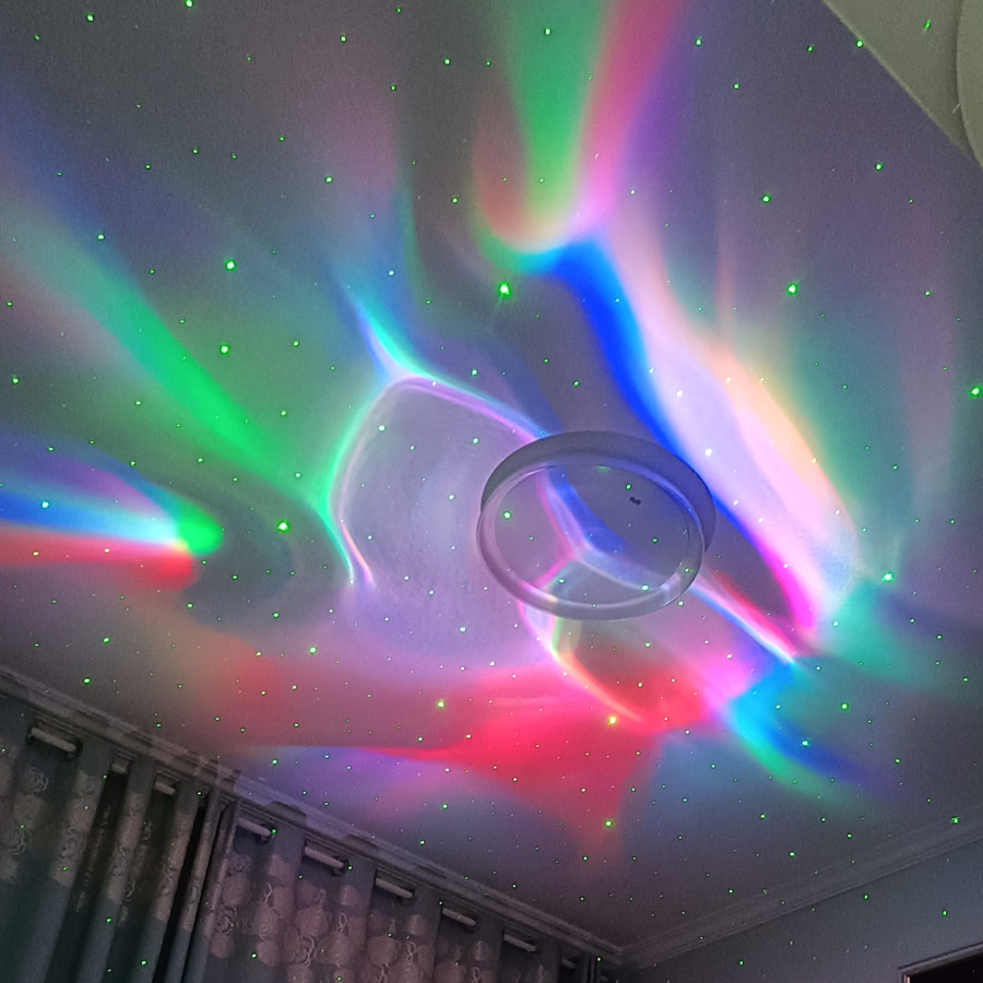 Proyektor Aurora Motif LED RGB - Drawing Projector Kids ulasan dan harga