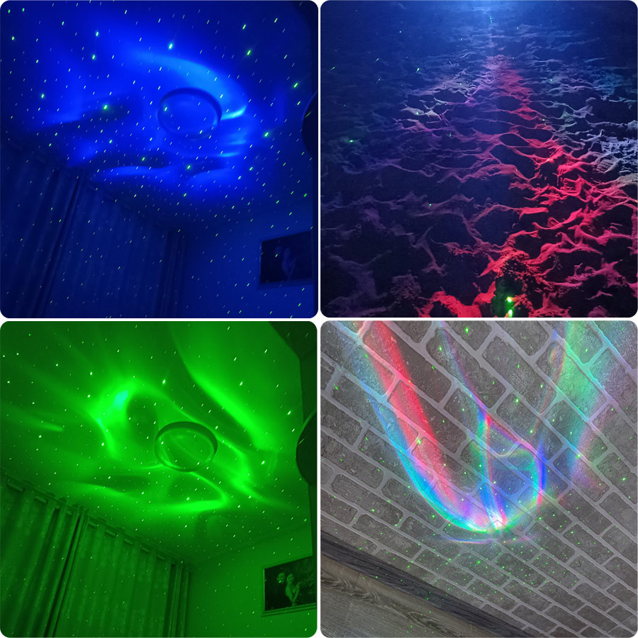 Proyektor Aurora Motif LED RGB - Drawing Projector Kids ulasan dan harga