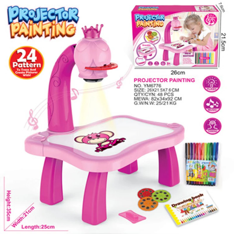 Papan gambar proyeksi bayi mai - Drawing Projector Kids ulasan dan harga